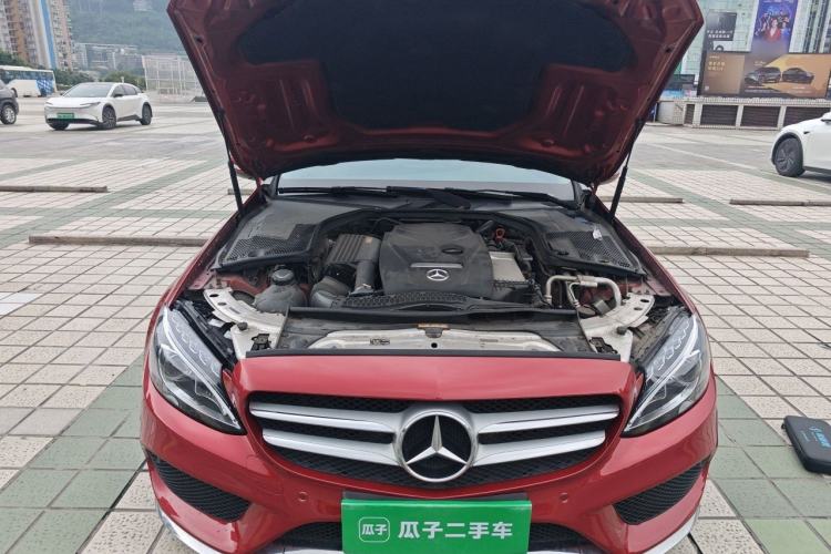 Used Mercedes-Benz C-Class 2018 C 180 L Fashion Edition Sport Version Engine Bay