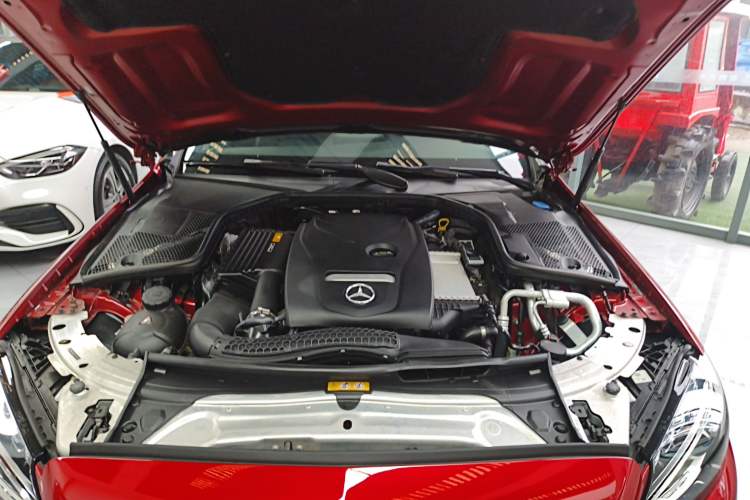 Used Mercedes-Benz C-Class 2018 C 200 Coupe Engine Bay
