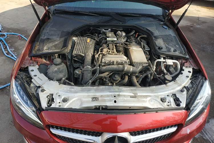 Used Mercedes-Benz C-Class 2018 C 180 L Fashion Edition Sport Version Engine Bay