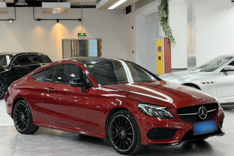 Used Mercedes-Benz C-Class 2018 C 300 Coupe Night Edition Exterior 2