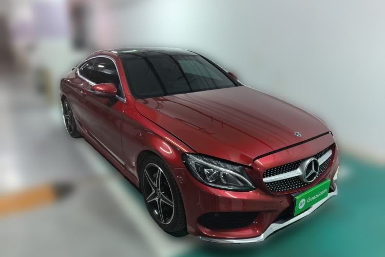 Used Mercedes-Benz C-Class 2018 C 200 Coupe Front Right 45 Deg
