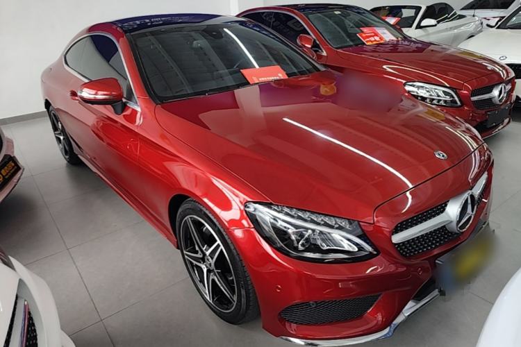 Used Mercedes-Benz C-Class 2018 C 200 Coupe Front Right 45 Deg