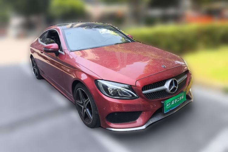Used Mercedes-Benz C-Class 2018 C 200 Coupe Front Right 45 Deg