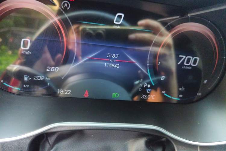 Used Mercedes-Benz C-Class 2018 C 200 Sport Edition Odometer Close Up
