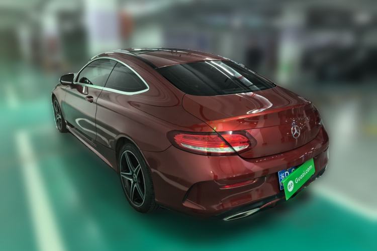 Used Mercedes-Benz C-Class 2018 C 200 Coupe Rear Left 45 Deg