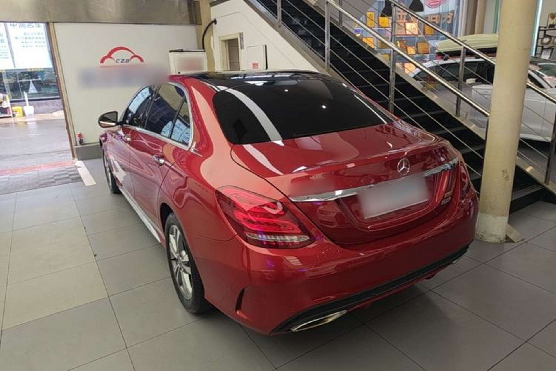 Used Mercedes-Benz C-Class 2018 C 200 L Sport Edition Rear Left 45 Deg