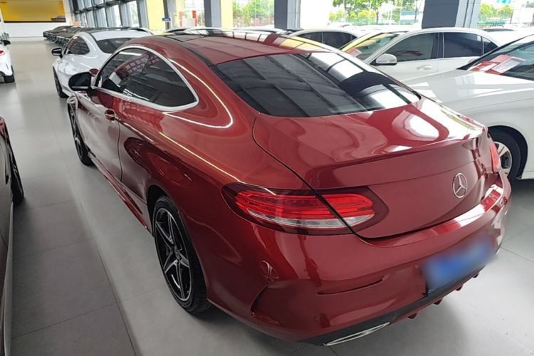 Used Mercedes-Benz C-Class 2018 C 200 Coupe Rear Left 45 Deg