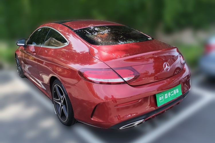 Used Mercedes-Benz C-Class 2018 C 200 Coupe Rear Left 45 Deg