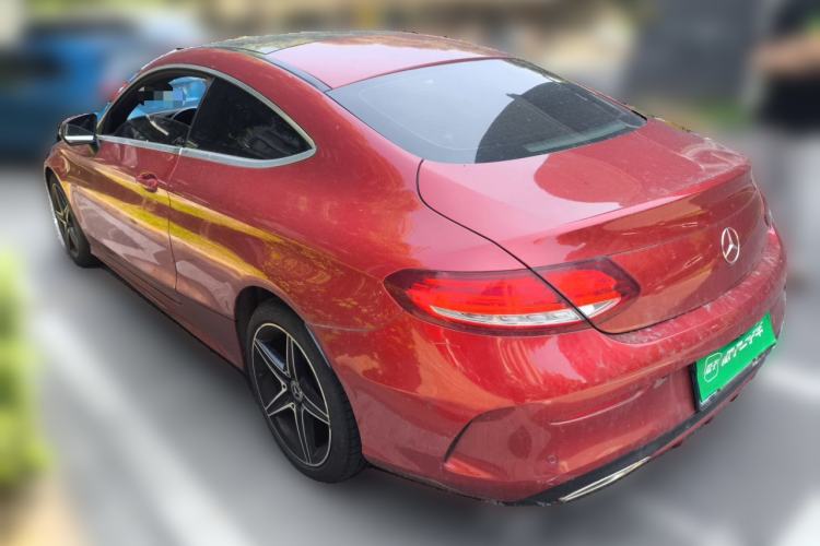 Used Mercedes-Benz C-Class 2018 C 200 Coupe Rear Left 45 Deg