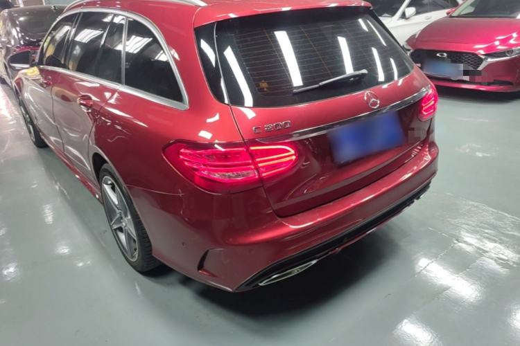 Used Mercedes-Benz C-Class 2018 C 200 Estate Rear Left 45 Deg