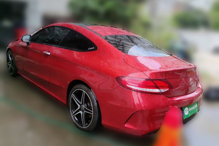 Used Mercedes-Benz C-Class 2018 C 200 Coupe Rear Left 45 Deg