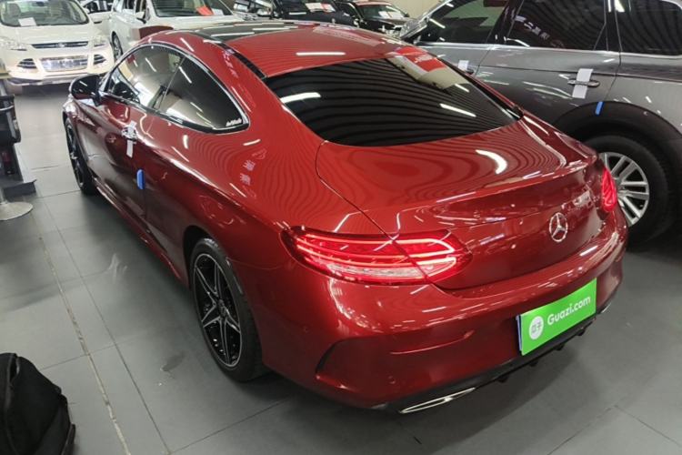 Used Mercedes-Benz C-Class 2018 C 200 Coupe Rear Left 45 Deg