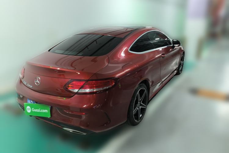 Used Mercedes-Benz C-Class 2018 C 200 Coupe Rear Right 45 Deg