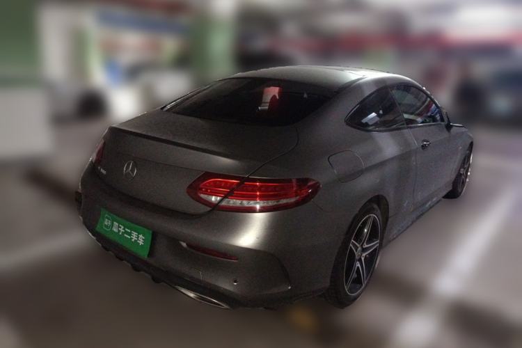 Used Mercedes-Benz C-Class 2018 C 200 Coupe Rear Right 45 Deg