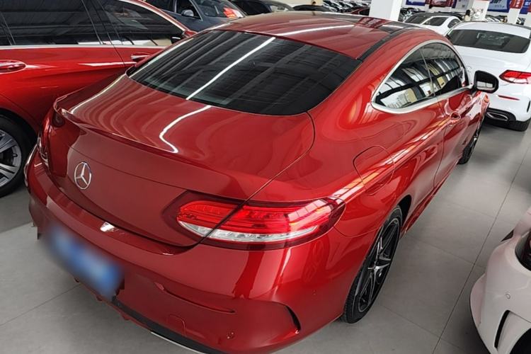 Used Mercedes-Benz C-Class 2018 C 200 Coupe Rear Right 45 Deg