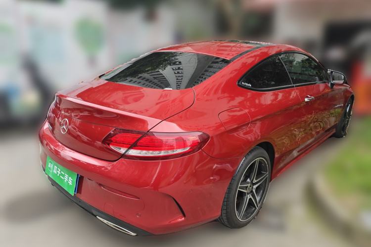 Used Mercedes-Benz C-Class 2018 C 200 Coupe Rear Right 45 Deg