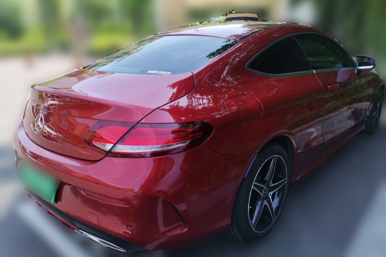 Used Mercedes-Benz C-Class 2018 C 200 Coupe Rear Right 45 Deg