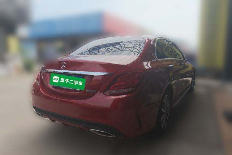 Used Mercedes-Benz C-Class 2018 C 180 L Fashion Edition Sport Version Rear Right 45 Deg