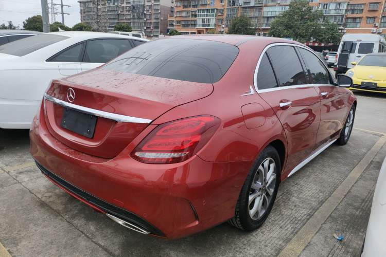 Used Mercedes-Benz C-Class 2018 C 180 L Fashion Edition Sport Version Rear Right 45 Deg