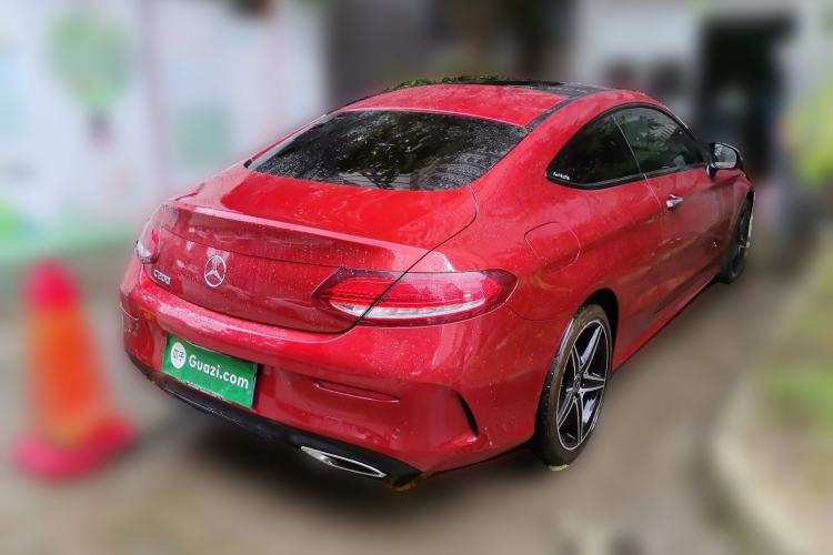 Used Mercedes-Benz C-Class 2018 C 200 Coupe Rear Right 45 Deg