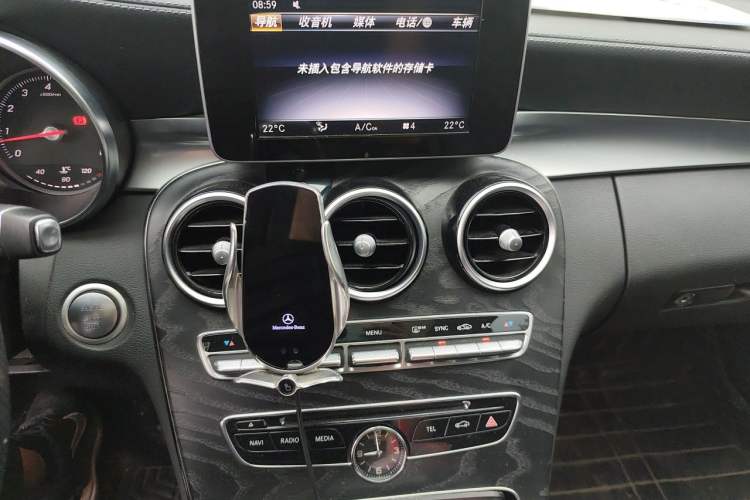 Used Mercedes-Benz C-Class 2018 C 200 L Sport Edition Audio And AC Panel