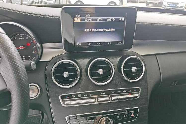 Used Mercedes-Benz C-Class 2018 C 200 L Sport Edition Audio And AC Panel