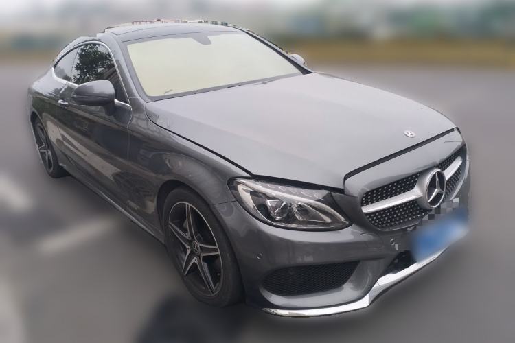 Used Mercedes-Benz C-Class 2018 C 200 Coupe Front Right 45 Deg