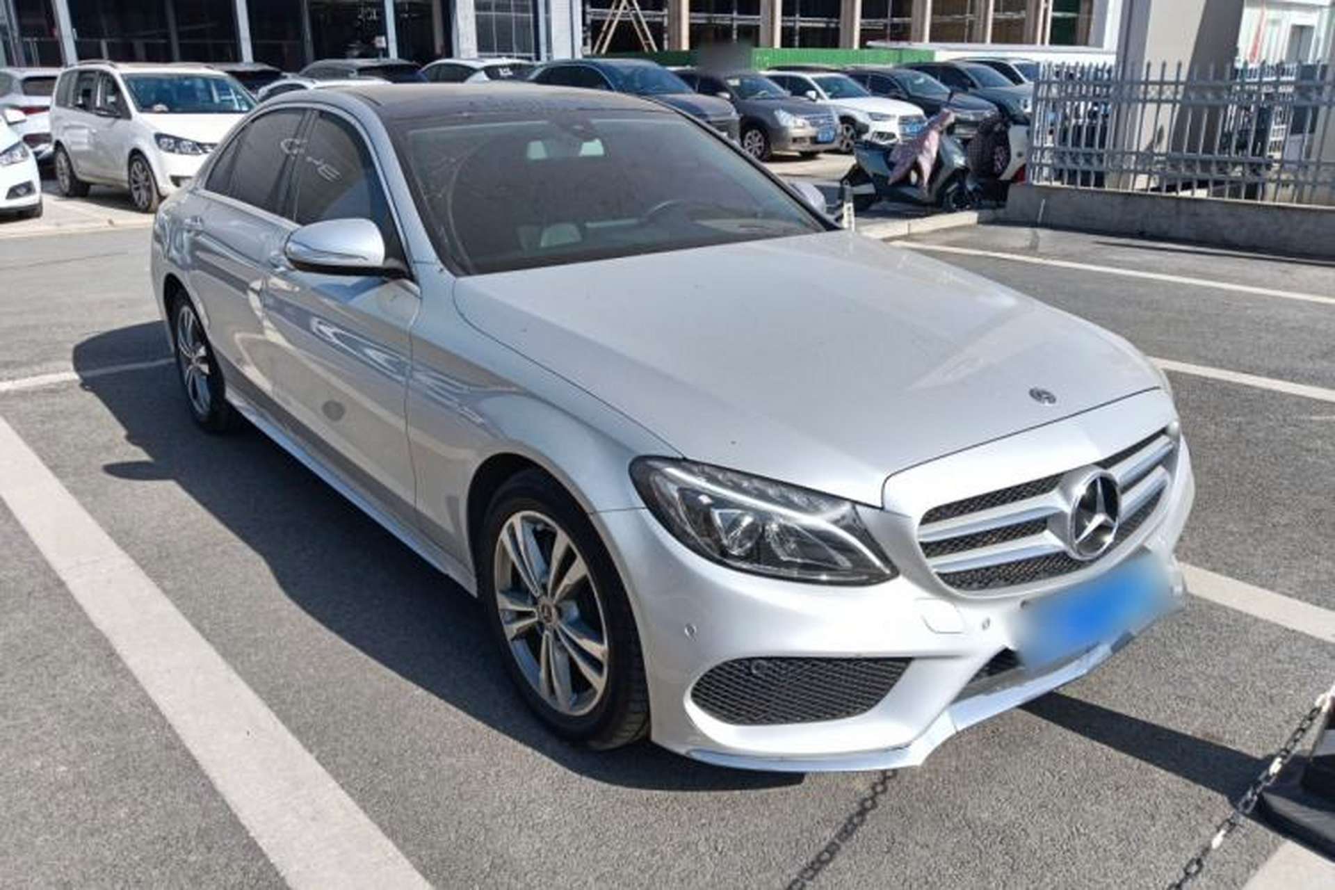 Used Mercedes-Benz C-Class 2018 C 200 L Sport Edition Front Right 45 Deg