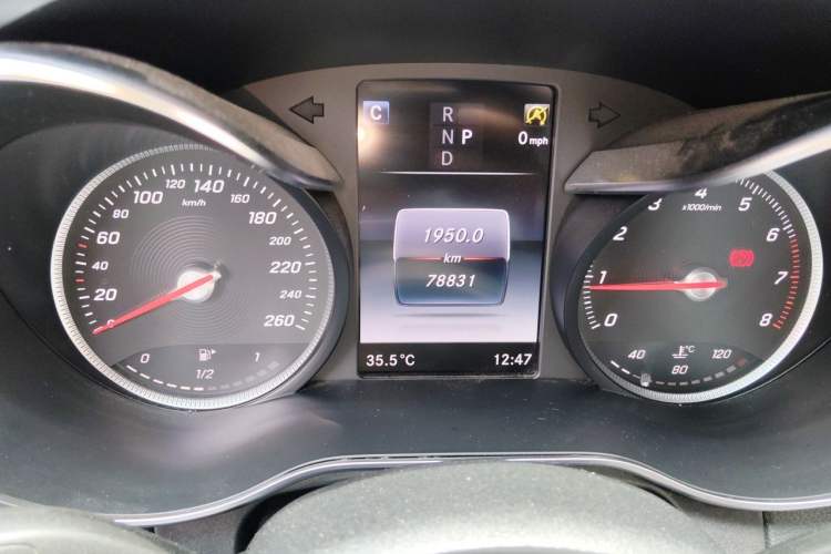 Used Mercedes-Benz C-Class 2018 C 200 Sport Edition Instrument Cluster