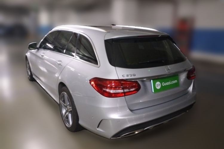 Used Mercedes-Benz C-Class 2018 C 200 Estate Rear Left 45 Deg