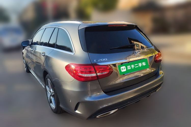 Used Mercedes-Benz C-Class 2018 C 200 Estate Rear Left 45 Deg