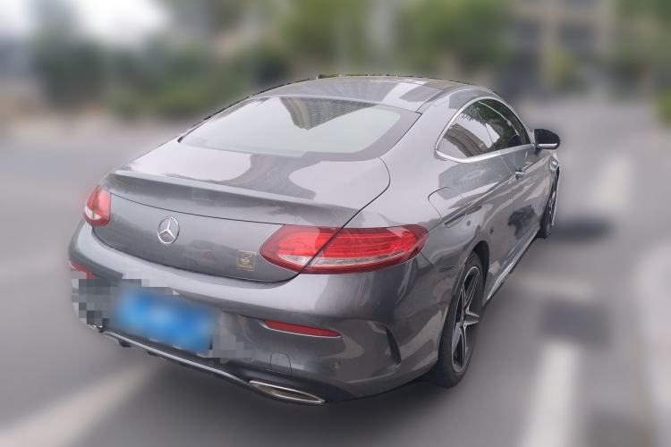 Used Mercedes-Benz C-Class 2018 C 200 Coupe Rear Right 45 Deg