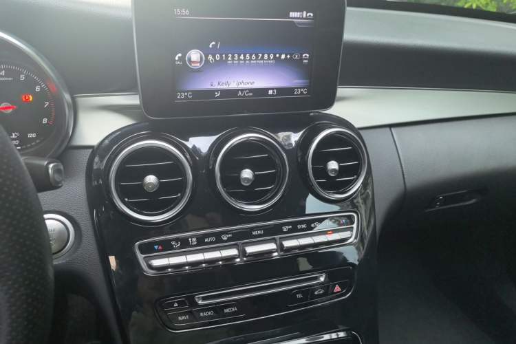 Used Mercedes-Benz C-Class 2018 C 200 Sport Edition Audio And AC Panel