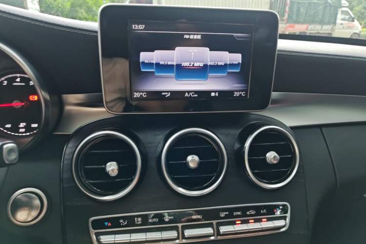 Used Mercedes-Benz C-Class 2018 C 200 L Sport Edition Audio And AC Panel