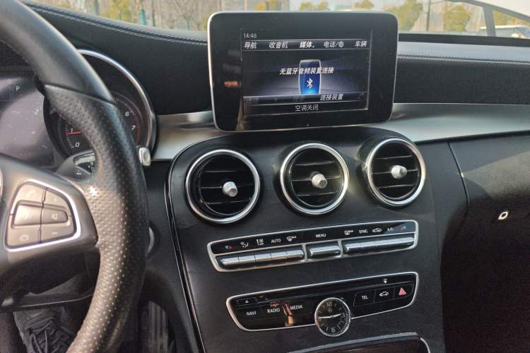 Used Mercedes-Benz C-Class 2018 C 200 L Sport Edition Audio And AC Panel