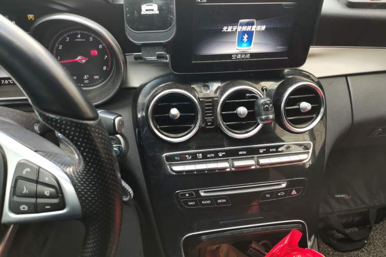 Used Mercedes-Benz C-Class 2018 C 200 Sport Edition Audio And AC Panel