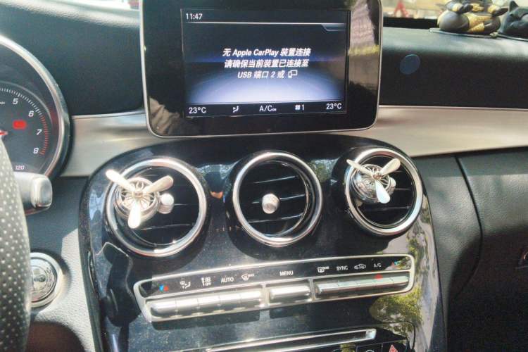 Used Mercedes-Benz C-Class 2018 C 200 Sport Edition Audio And AC Panel