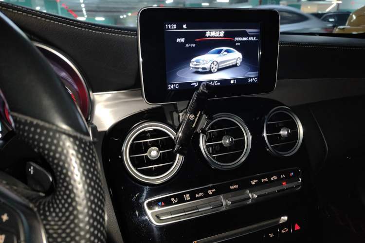Used Mercedes-Benz C-Class 2018 C 200 Coupe Audio And AC Panel