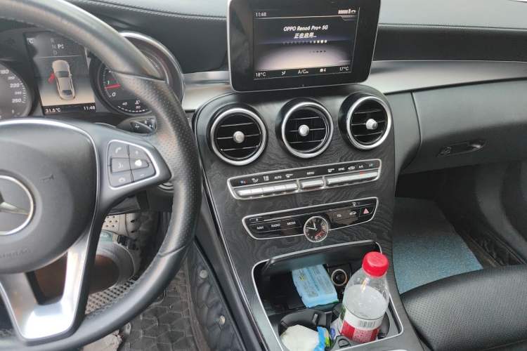 Used Mercedes-Benz C-Class 2018 C 200 L Sport Edition Audio And AC Panel