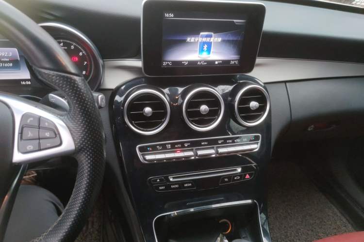 Used Mercedes-Benz C-Class 2018 C 200 Sport Edition Audio And AC Panel