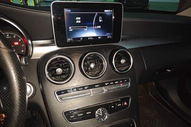 Used Mercedes-Benz C-Class 2018 C 200 L Sport Edition Audio And AC Panel