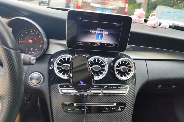 Used Mercedes-Benz C-Class 2018 C 200 Sport Edition Audio And AC Panel