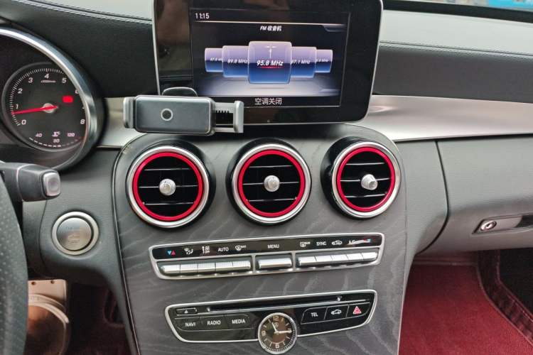 Used Mercedes-Benz C-Class 2018 C 200 L Sport Edition Audio And AC Panel