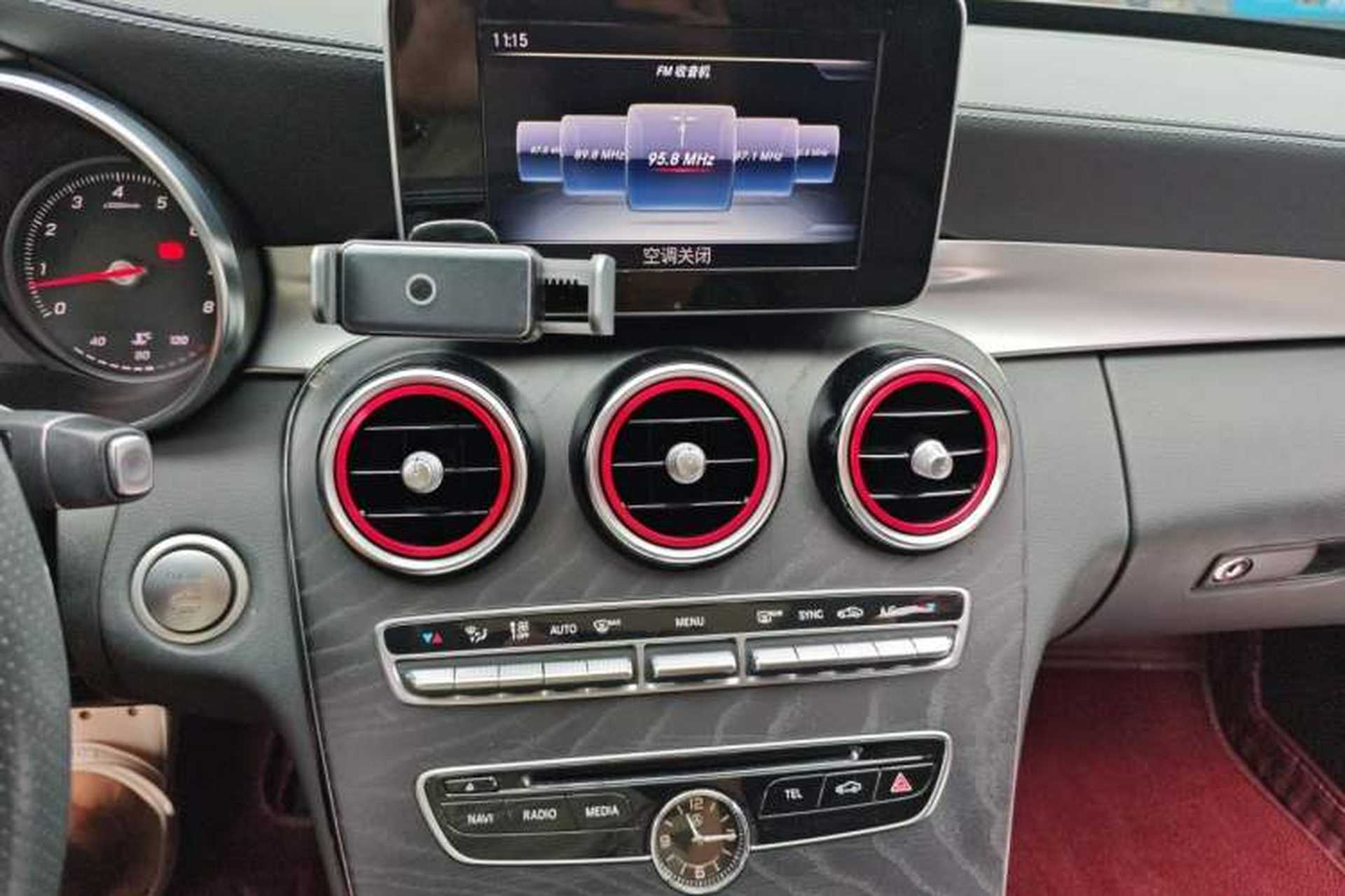 Used Mercedes-Benz C-Class 2018 C 200 L Sport Edition Audio And AC Panel
