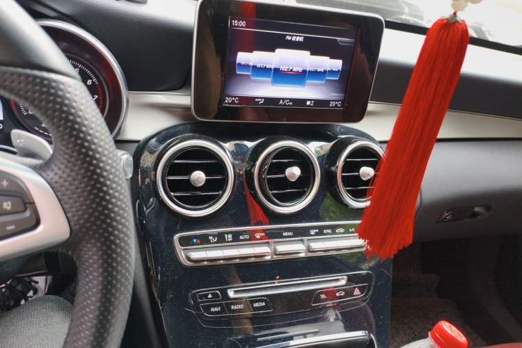 Used Mercedes-Benz C-Class 2018 C 200 Sport Edition Audio And AC Panel