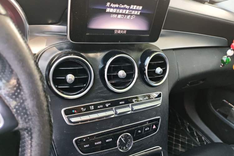 Used Mercedes-Benz C-Class 2018 C 200 L Sport Edition Audio And AC Panel
