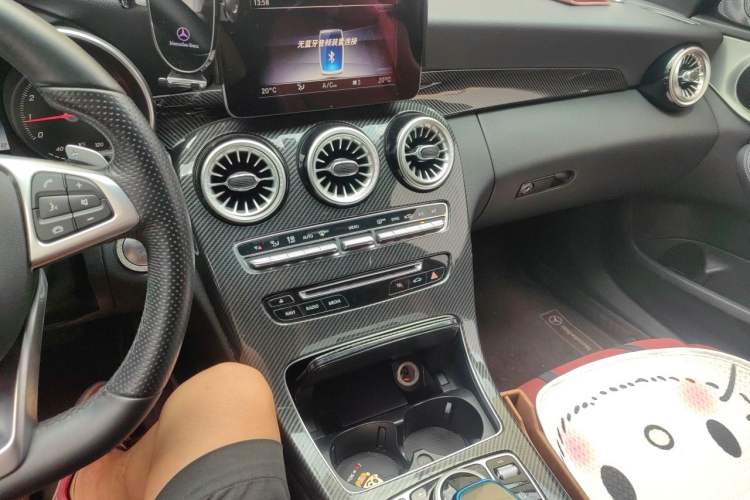 Used Mercedes-Benz C-Class 2018 C 200 Sport Edition Audio And AC Panel