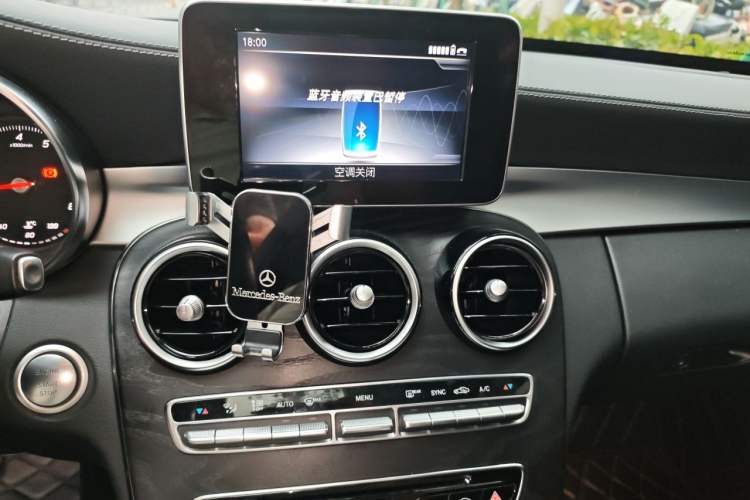 Used Mercedes-Benz C-Class 2018 C 200 L Sport Edition Audio And AC Panel