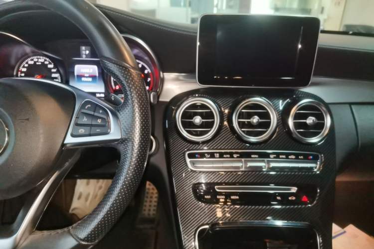 Used Mercedes-Benz C-Class 2018 C 200 Coupe Audio And AC Panel