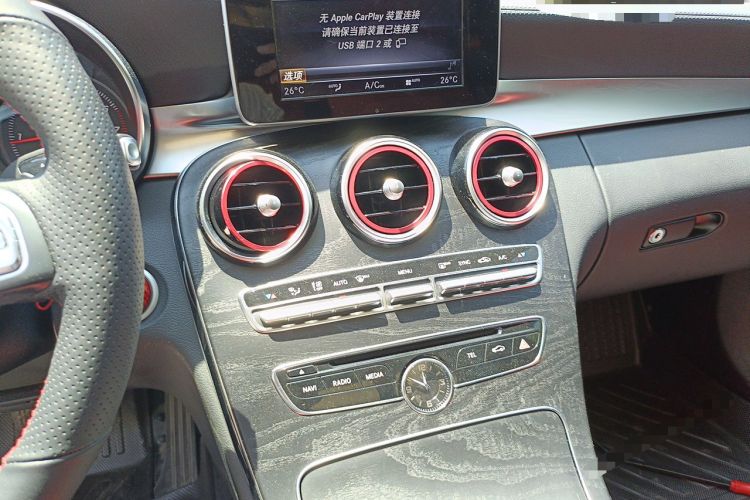 Used Mercedes-Benz C-Class 2018 C 200 L Sport Edition Achievement Special Edition Audio And AC Panel